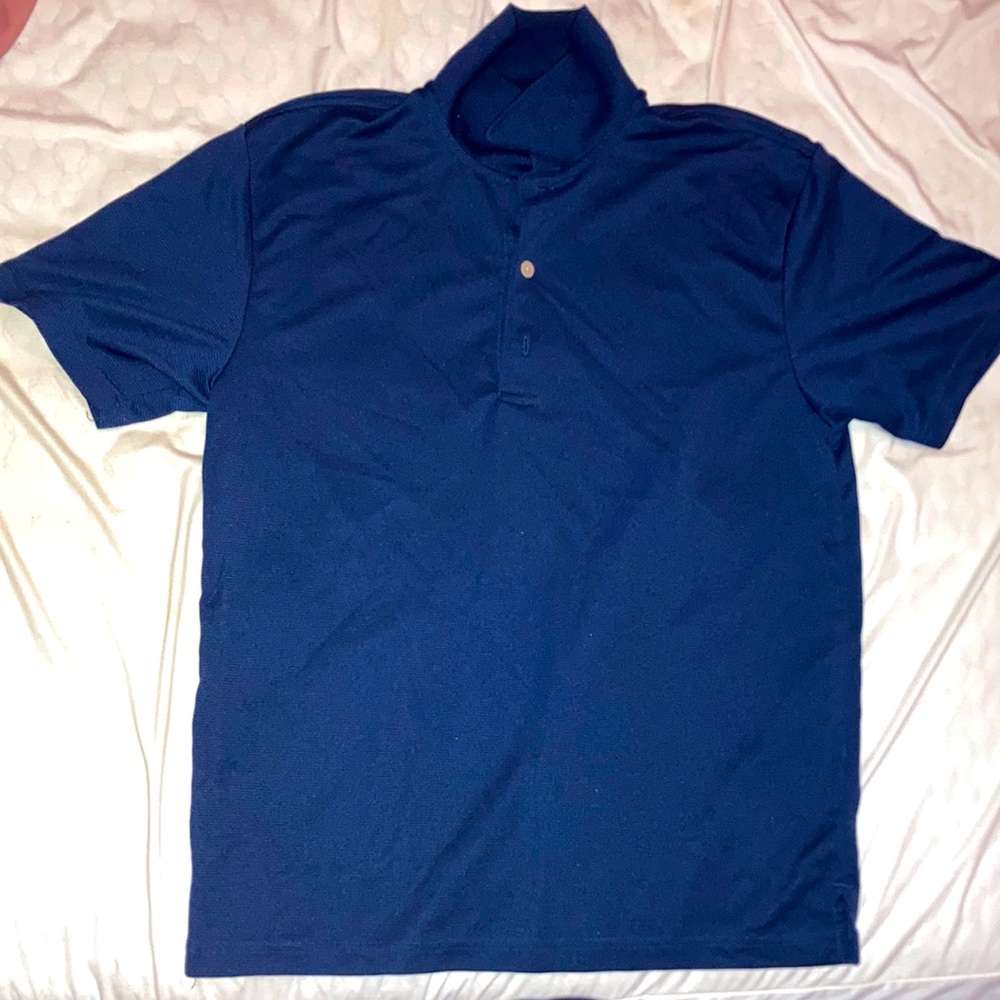 Cubavera Mens Navy Polo Shirt